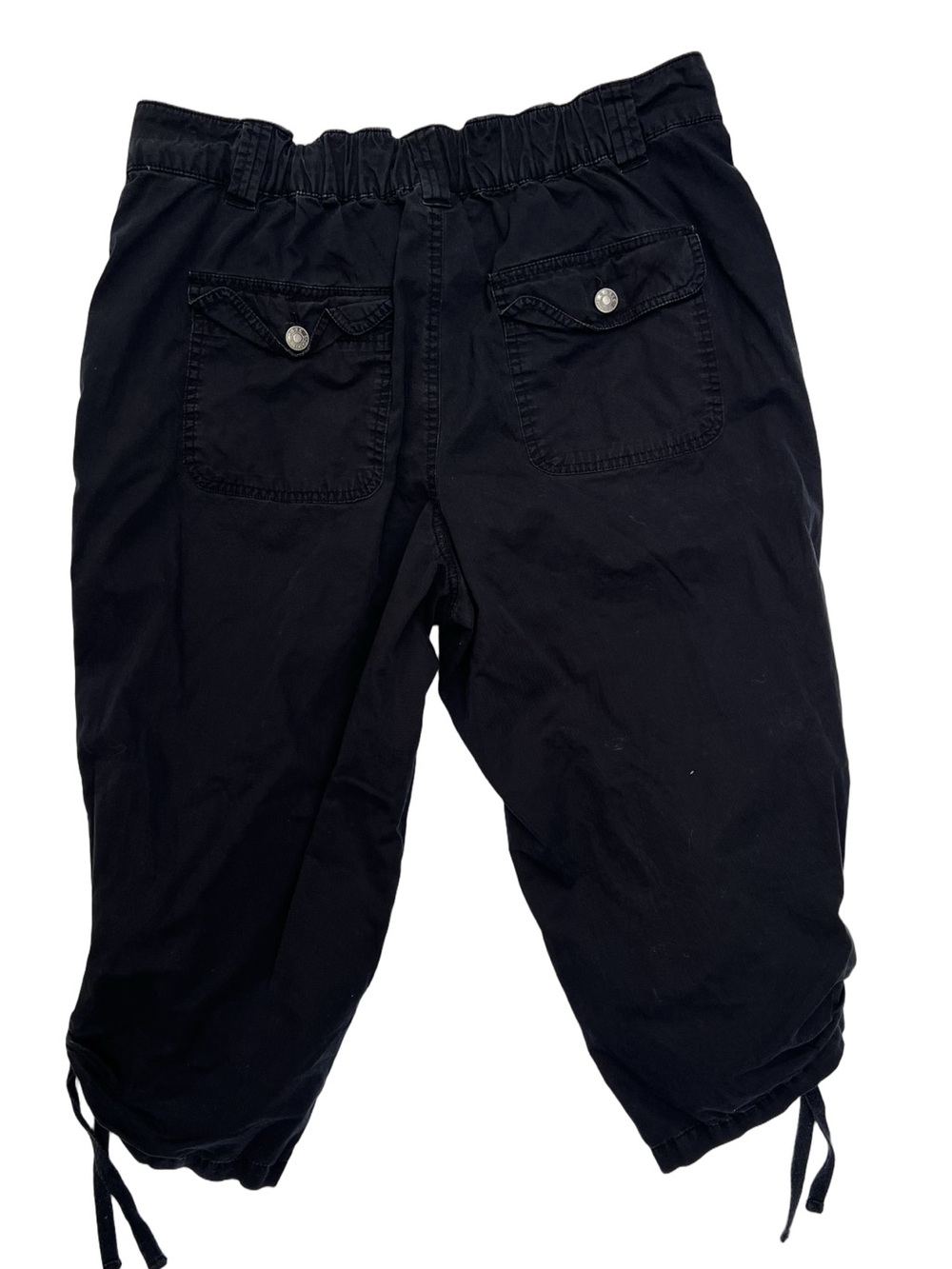 Basic Edition Embroidered Capris Size Large - Picture 5 of 7